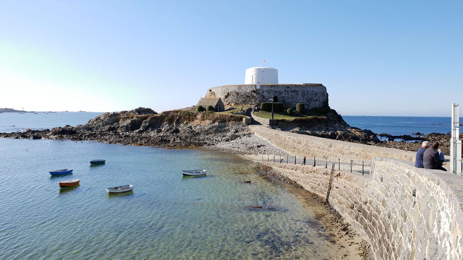 Fort Grey At High Tide